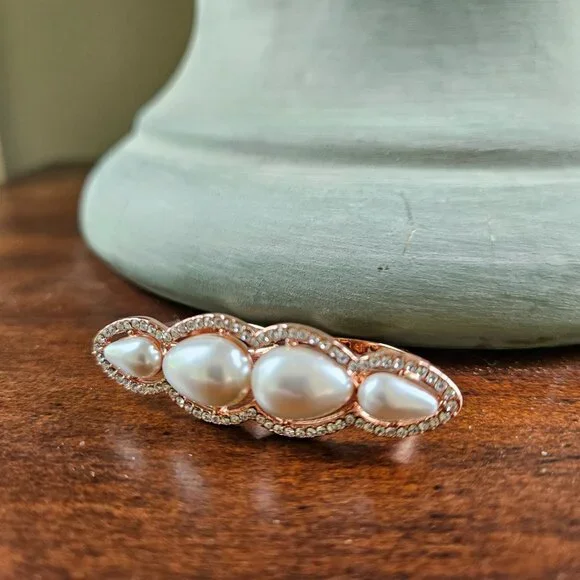 RFM Rose Gold Double Finger Ring - Picture 8 of 15